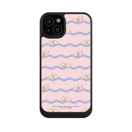 Apple iPhone 15 Plus NIVOcore Winnie the Pooh Pink Waves