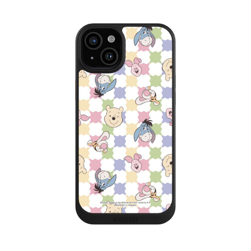 Apple iPhone 15 Plus NIVOcore Winnie Puuh und Freunde farbenfrohes Muster