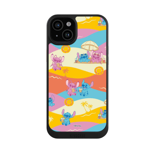 Apple iPhone 15 Plus NIVOcore Stitch Neon Summer Pattern