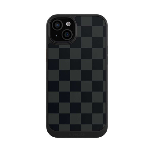Apple iPhone 15 Plus NIVOcore Schachbrett Schwarz