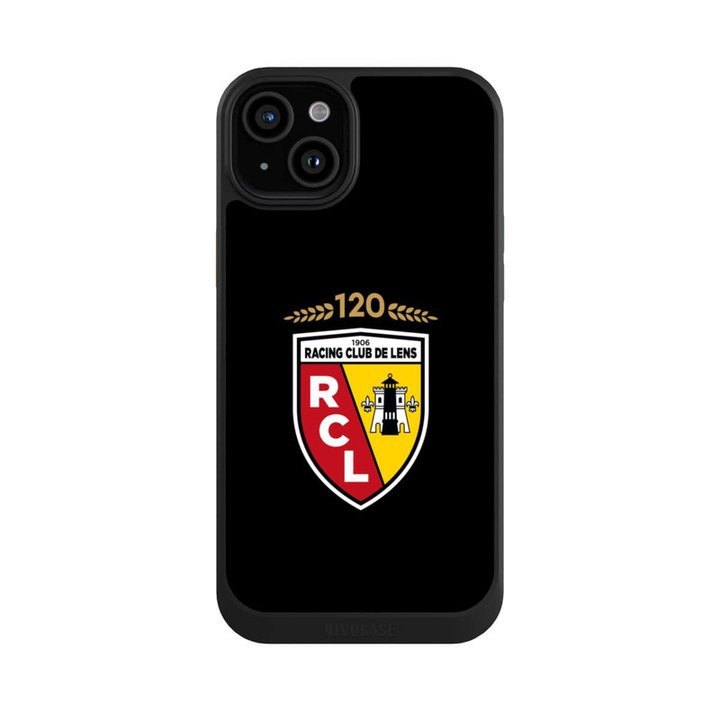 iPhone 15 Plus NIVOcore RC Lens 120 ans anniversaire noir