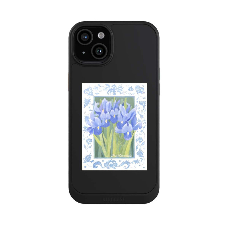 iPhone 15 Plus NIVOcore Blue Iris, by Jennifer Abbott