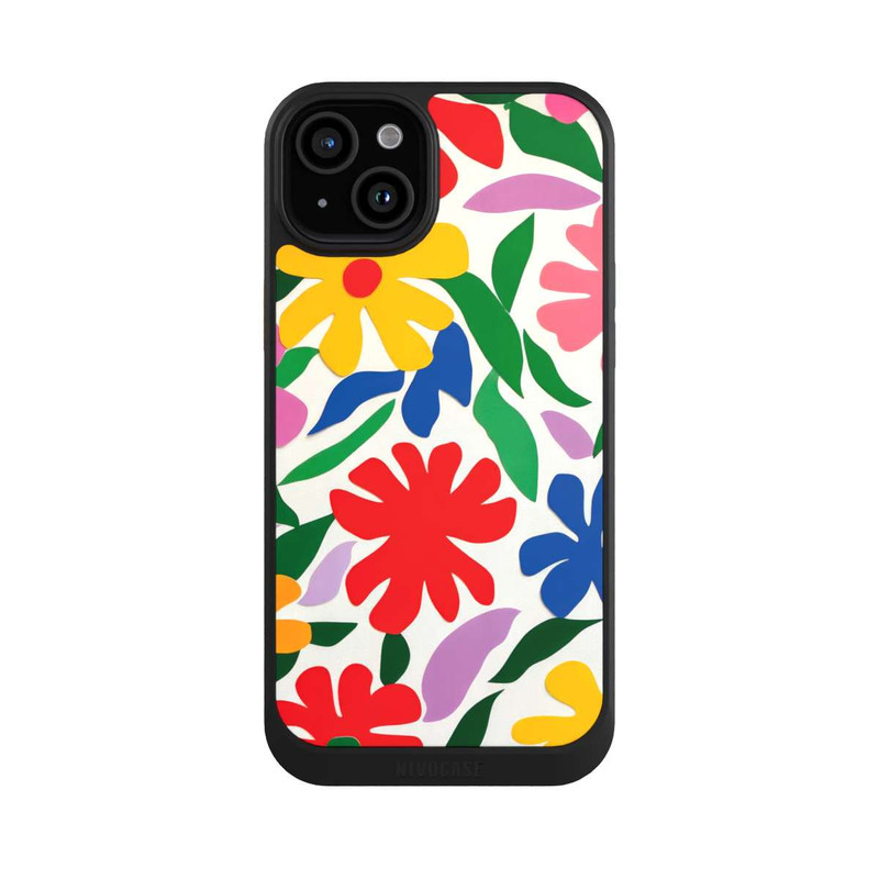 iPhone 15 Plus NIVOcore Blumenliebe Illustration