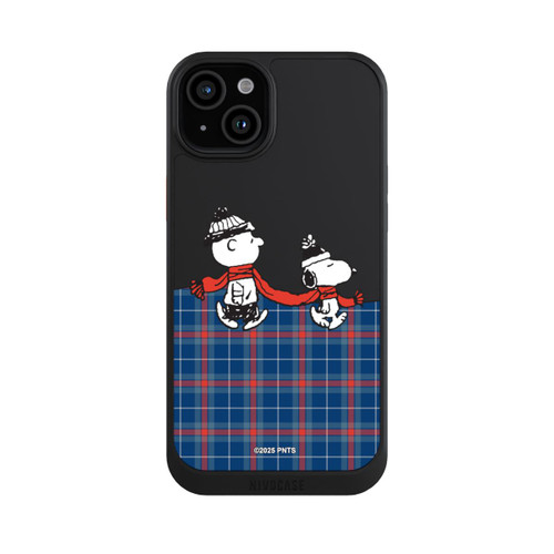 Apple iPhone 15 Plus NIVOcore Peanuts Weihnachtspulli Transparent