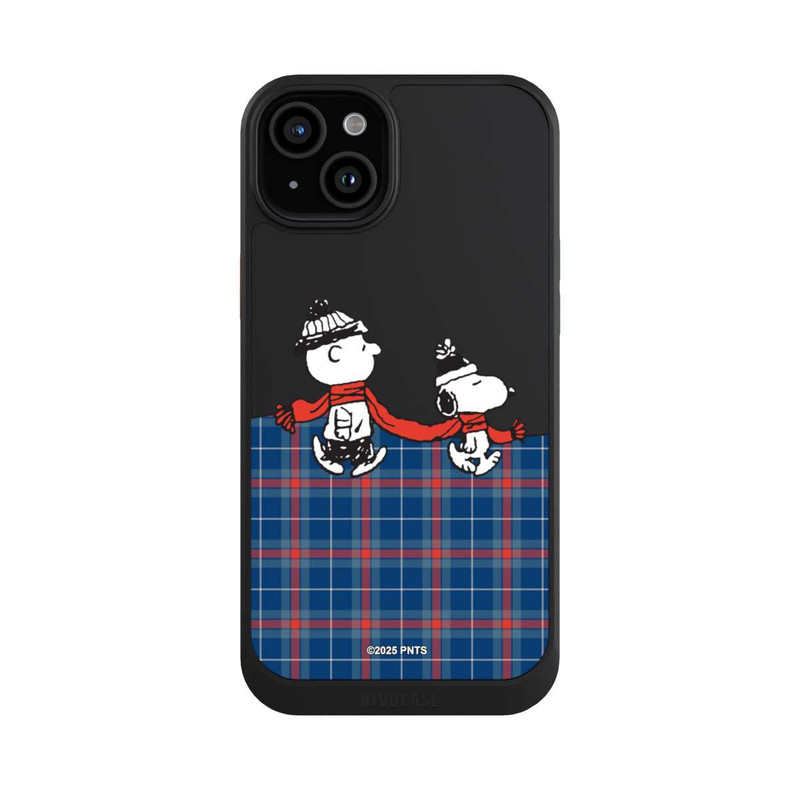iPhone 15 Plus NIVOcore Peanuts Weihnachtspulli Transparent