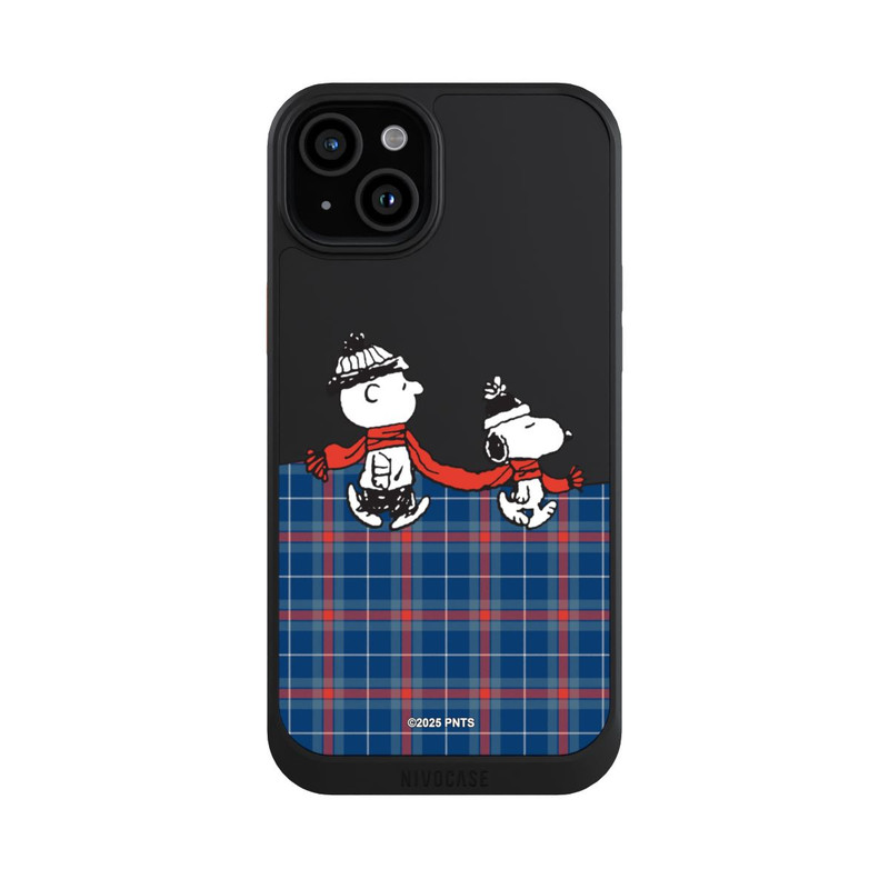 iPhone 15 Plus NIVOcore Peanuts Weihnachtspulli Transparent