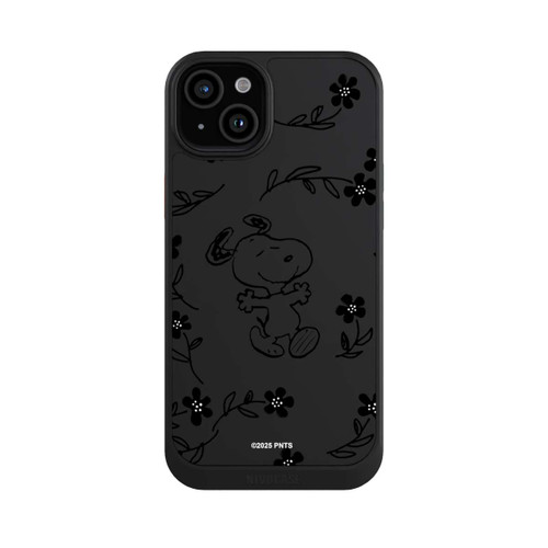 Apple iPhone 15 Plus NIVOcore Snoopy und Flowers Transparent