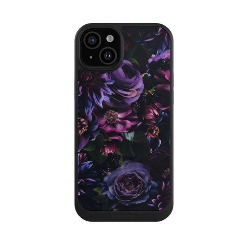 Apple iPhone 15 Plus NIVOcore Dunkle Lila Blüten 