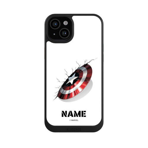 Apple iPhone 15 Plus NIVOcore Captain America Shield Personalisierbar