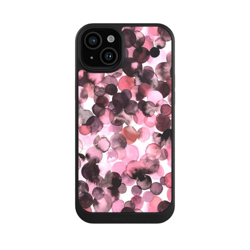 Apple iPhone 15 Plus NIVOcore Blätterzauber Pink