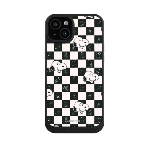 Apple iPhone 15 Plus NIVOcore Snoopy Heads Checked Pattern