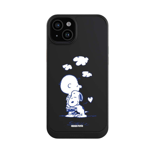 Apple iPhone 15 Plus NIVOcore Peanuts Charlie Brown Snoopy Hug Transparent