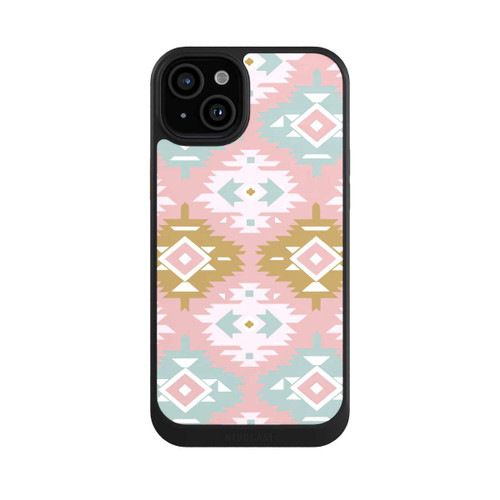 Apple iPhone 15 Plus NIVOcore Modern Tribal Boho Aztec Geometric Design