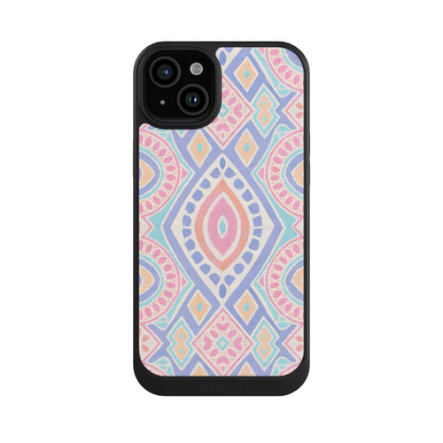 Apple iPhone 15 Plus NIVOcore Boho Geometric Mosaic Intricate Tribal Design