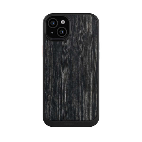 Apple iPhone 15 Plus NIVOcore Dunkle Holzstruktur