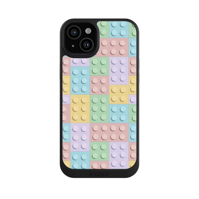 iPhone 15 Plus NIVOcore Modèle de blocs colorés