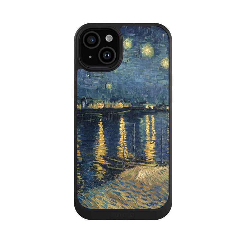 iPhone 15 Plus NIVOcore Nuit Étoilée sur le Rhône