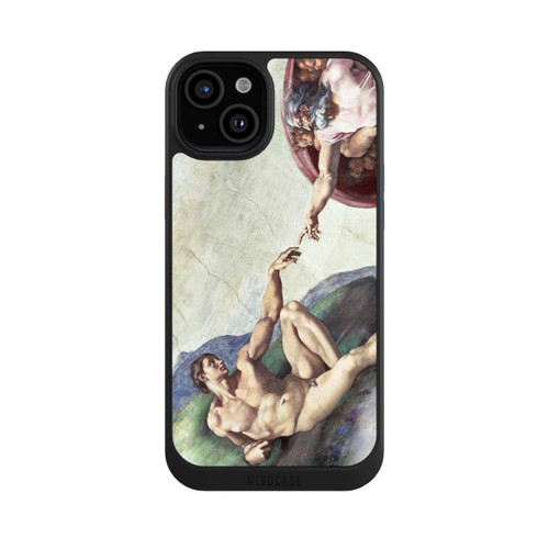 Apple iPhone 15 Plus NIVOcore Michelangelo Buonarroti Erschaffung von Adam