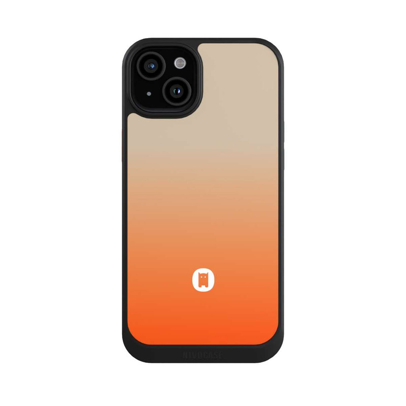 iPhone 15 Plus NIVOcore Nivocase Gradient Beige Orange