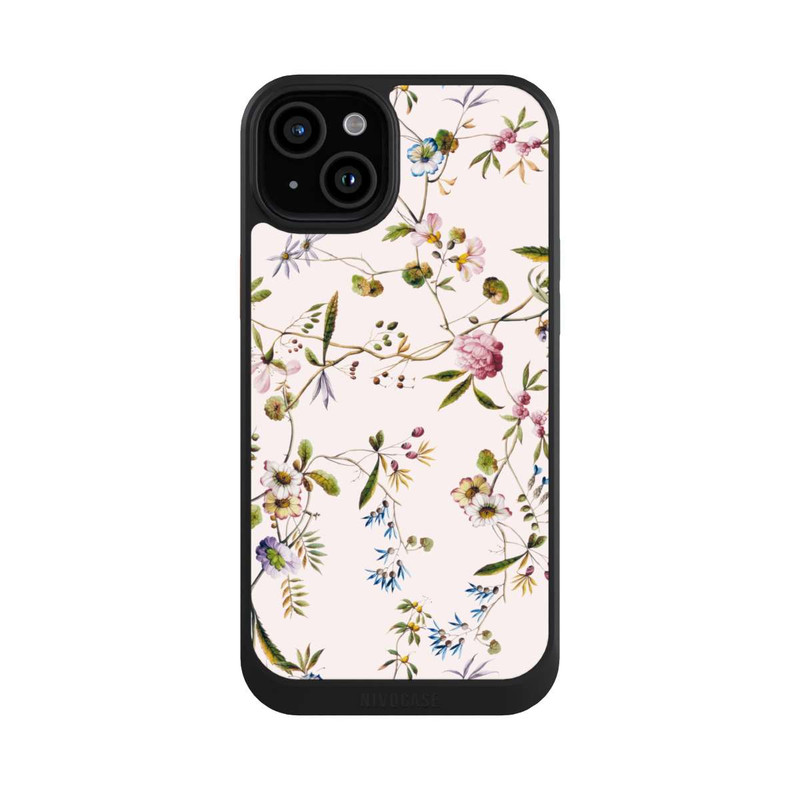 iPhone 15 Plus NIVOcore Fleurs Vintage Printemps