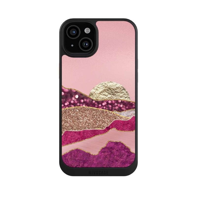 iPhone 15 Plus NIVOcore Glamour Landscape Rosegold