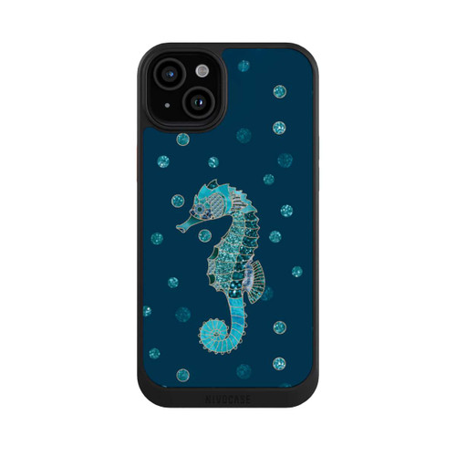 Apple iPhone 15 Plus NIVOcore Glamour Sea Horse Art
