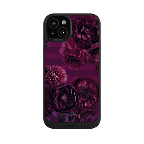 Apple iPhone 15 Plus NIVOcore Majestic Baroque Blossom Dream Burgundy Pink with AI