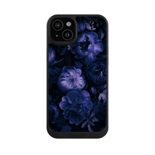 Apple iPhone 15 Plus NIVOcore Victorian Grandeur Large Flowers Purple Mit KI