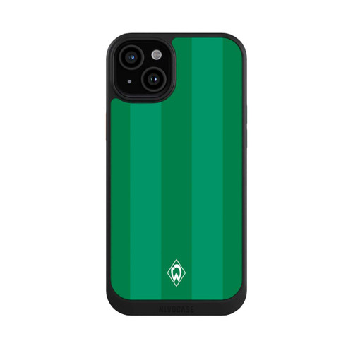 Apple iPhone 15 Plus NIVOcore Werder Bremen Grün gestreift
