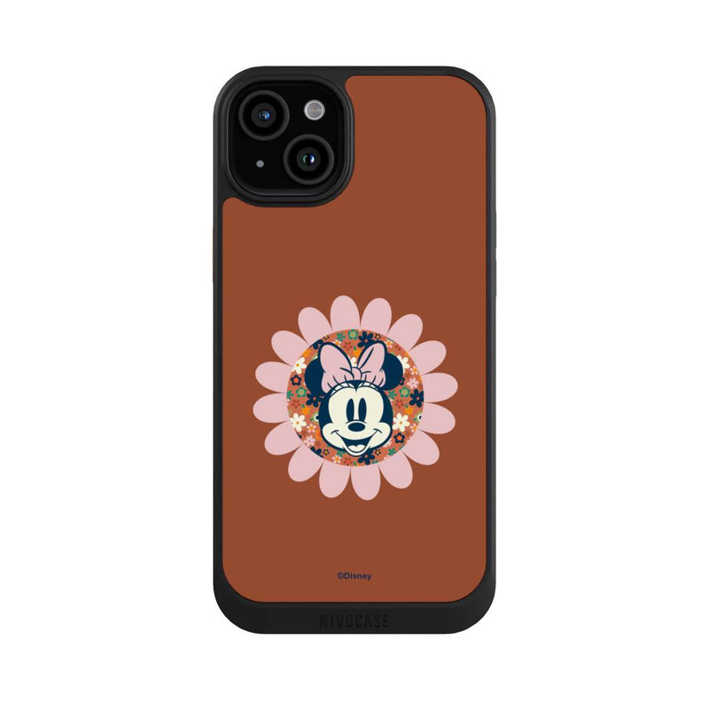 iPhone 15 Plus NIVOcore Minnie Maus Retro Blume Boho