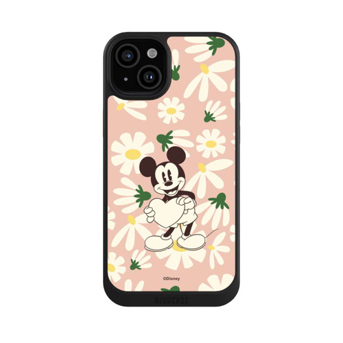 Apple iPhone 15 Plus NIVOcore Micky Maus Blumen für Valentines Tag