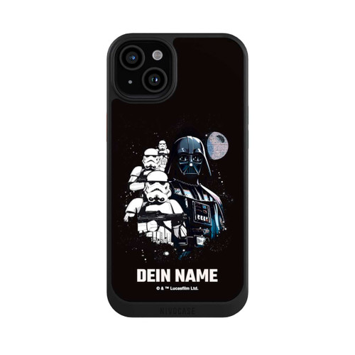 Apple iPhone 15 Plus NIVOcore Dunkle Seite Star Wars Personalisierbar 