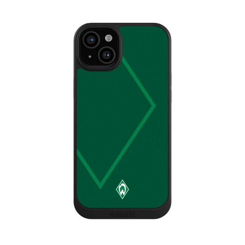 Apple iPhone 15 Plus NIVOcore Werder Grün Rautenelement