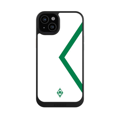 Apple iPhone 15 Plus NIVOcore Werder Bremen Rautenelement Grün