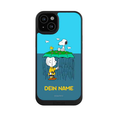 Apple iPhone 15 Plus NIVOcore Charlie Brown Regen Personalisierbar