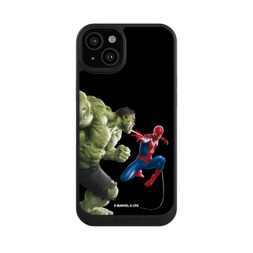 Apple iPhone 15 Plus NIVOcore Spider-Man und Hulk