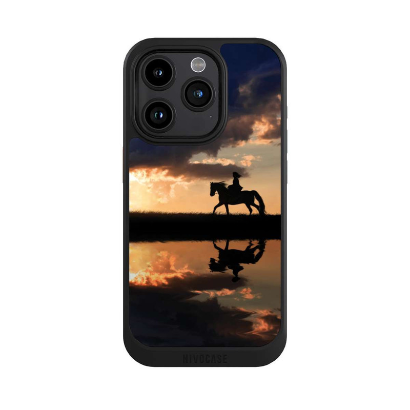 iPhone 15 Pro NIVOcore Ride in the Sunset