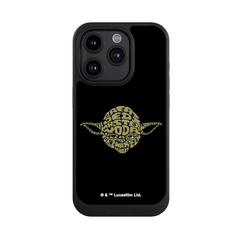 iPhone 15 Pro NIVOcore Yoda Typo Graphique
