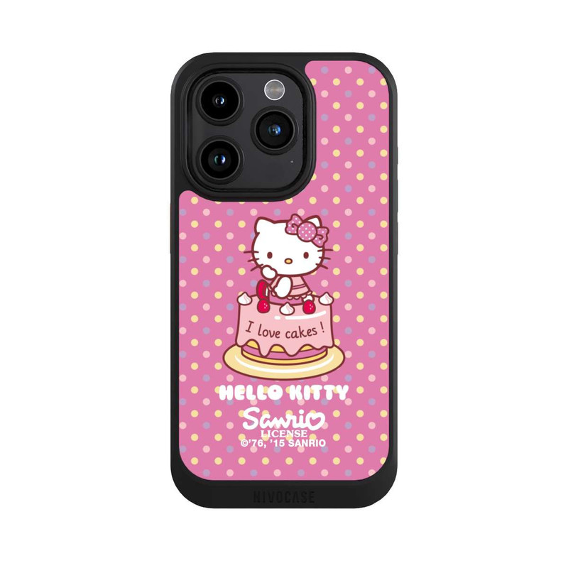 iPhone 15 Pro NIVOcore Hello Kitty - I Love Cakes