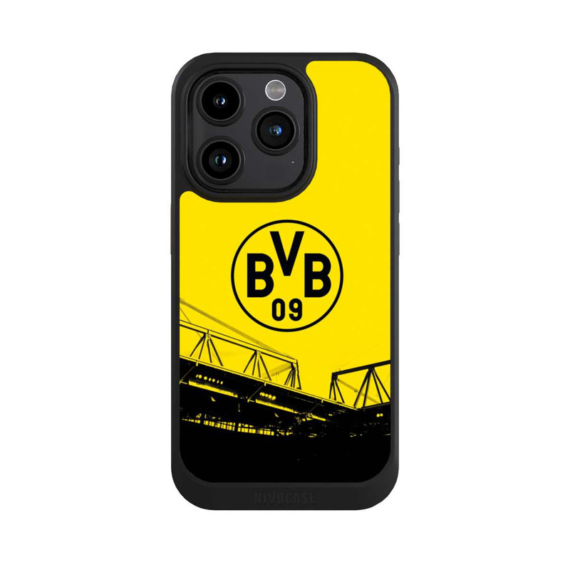 iPhone 15 Pro NIVOcore Stadion Schwarz-Gelb - BVB