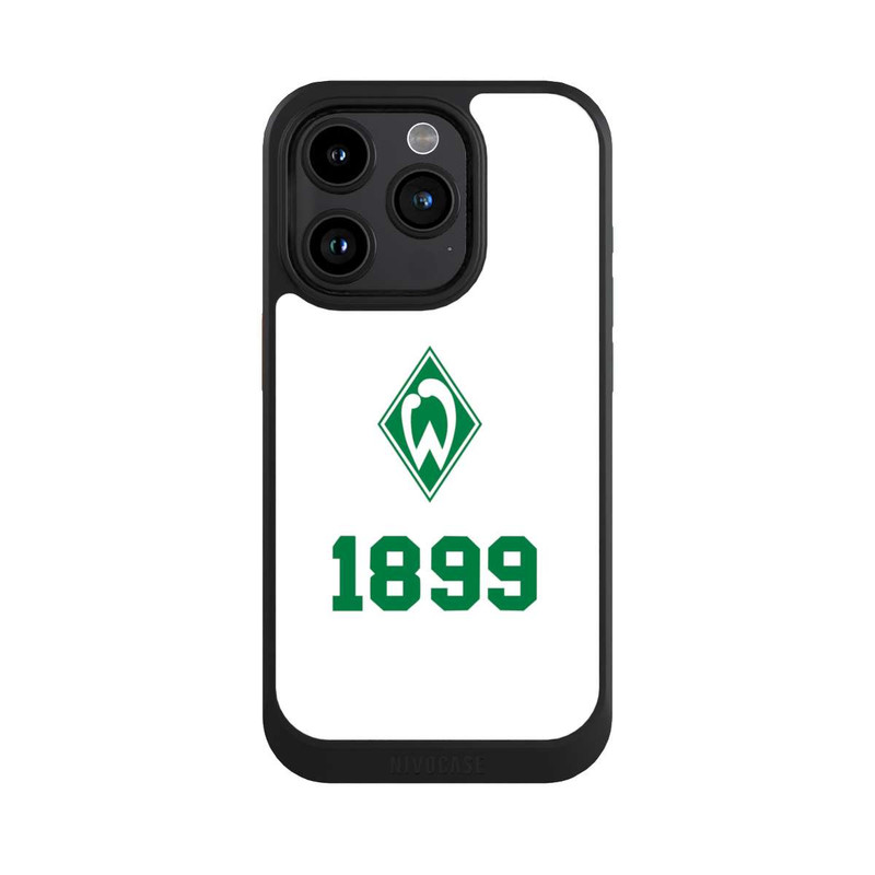 iPhone 15 Pro NIVOcore 1899 Grün-Weiß Lebenslang Weiss - Werder Bremen