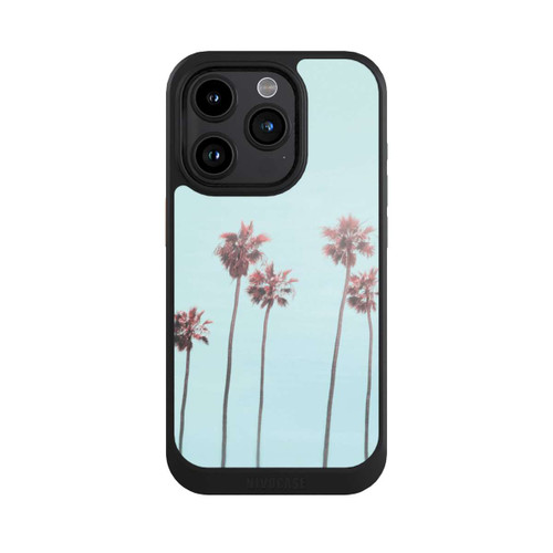 Apple iPhone 15 Pro NIVOcore Hellrosa Strandpalme Paradies