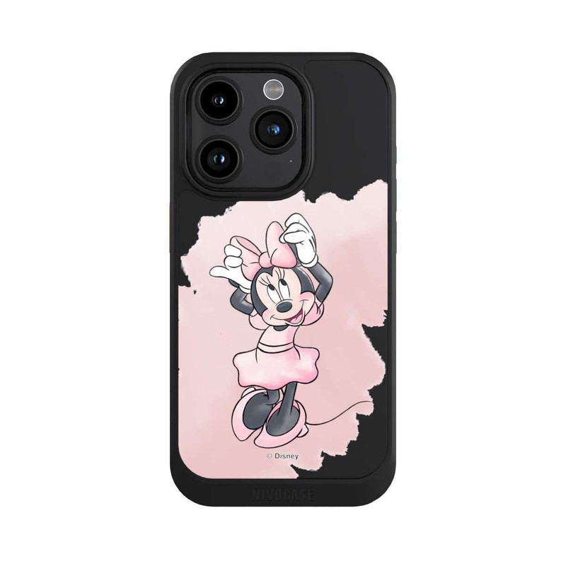 iPhone 15 Pro NIVOcore Minnie Aquarell transparent