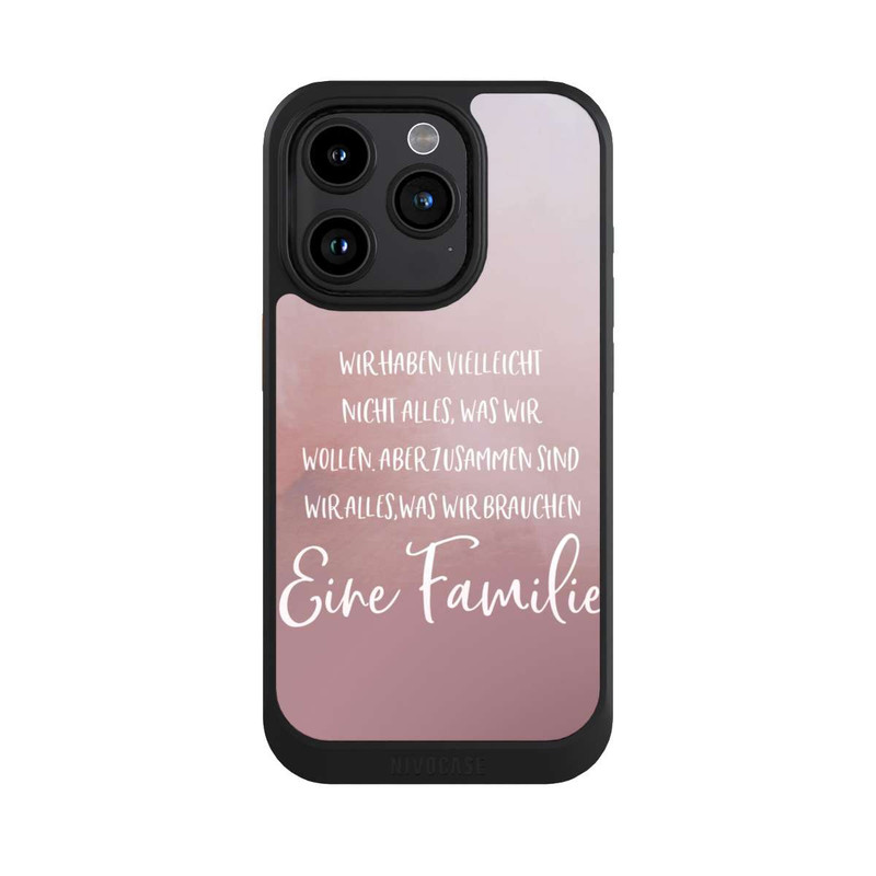 iPhone 15 Pro NIVOcore Eine Familie Altrosa