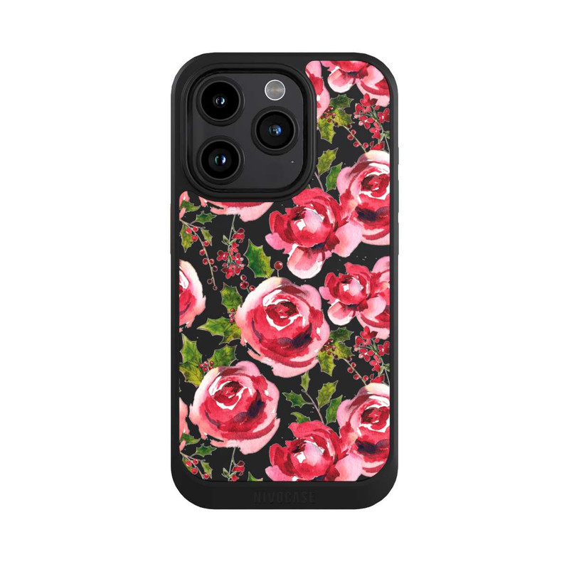 iPhone 15 Pro NIVOcore Roses transparent