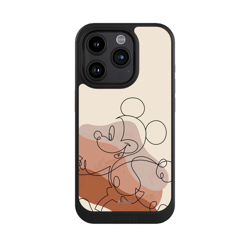 iPhone 15 Pro NIVOcore Mickey Abstract Lineart
