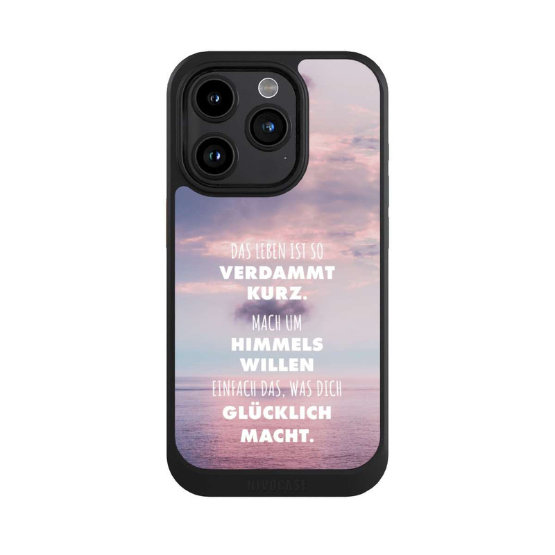 iPhone 15 Pro NIVOcore Das Leben Ist So Verdammt Kurz