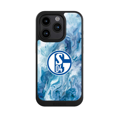 Apple iPhone 15 Pro NIVOcore Schalke 04 Flüssig Blau