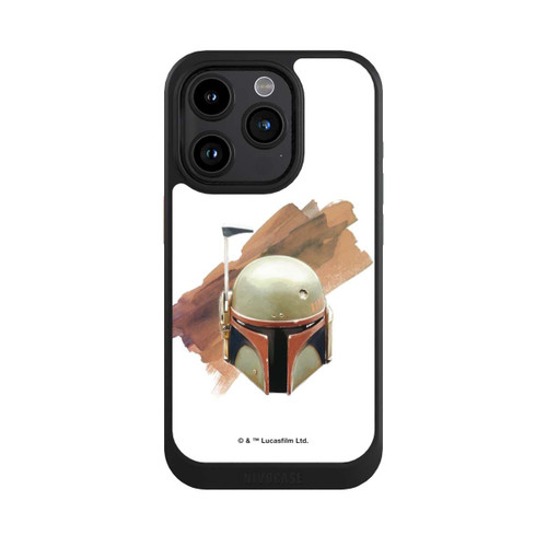 Apple iPhone 15 Pro NIVOcore Casque Boba Fett Blanc