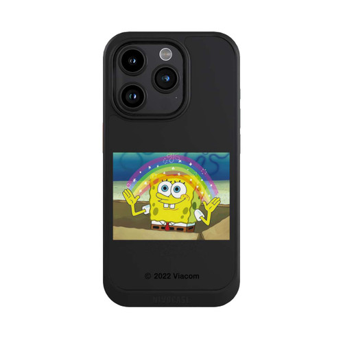 Apple iPhone 15 Pro NIVOcore Spongebob - Rainbow Meme transparent